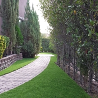 Artificial Turf Installation Minden City, Michigan City Landscape, Front Yard