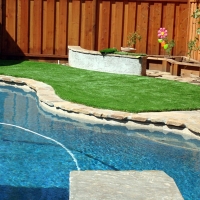 Faux Grass Fraser, Michigan Paver Patio, Backyard Design