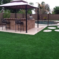 Installing Artificial Grass Auburn Hills, Michigan Backyard Playground, Backyard Pool