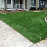 Installing Artificial Grass Mio, Michigan Design Ideas, Small Front Yard Landscaping