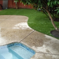 Synthetic Turf Brighton, Michigan Lawn And Landscape, Above Ground Swimming Pool