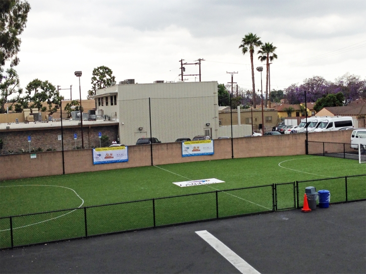 Fake Turf Rochester Hills, Michigan Bocce Ball Court, Commercial Landscape