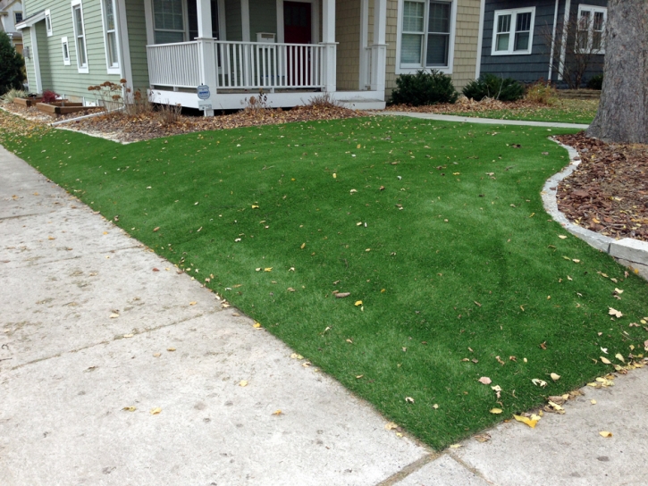 Installing Artificial Grass Mio, Michigan Design Ideas, Small Front Yard Landscaping