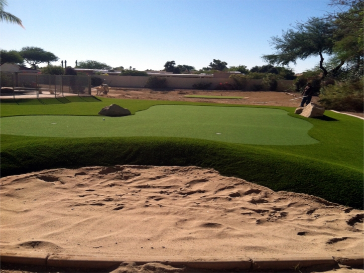 Installing Artificial Grass Yale, Michigan Office Putting Green, Beautiful Backyards