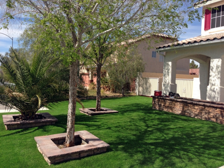 Turf Grass Carrollton, Michigan Paver Patio, Small Front Yard Landscaping